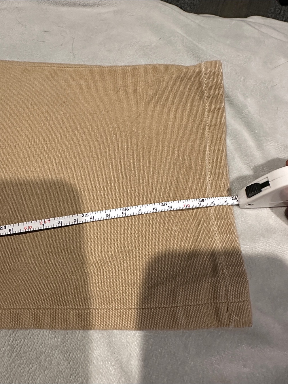 Men's Tan Chino Pants - Classic Straight Fit - Picture 5 of 6